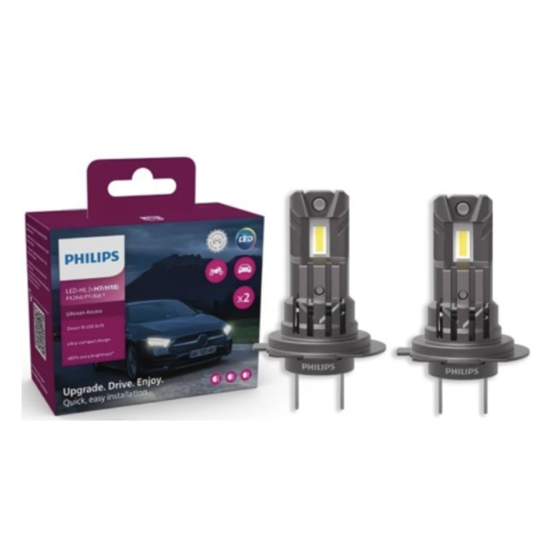 Автомобільні лампочки Philips Ultinon Access H7/H18 12V 6000K (2 шт.)